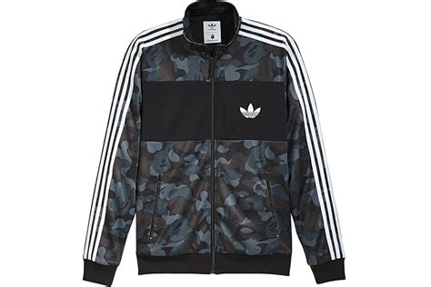 bape x adidas abc camo track jacket black fake|bape x shoes.